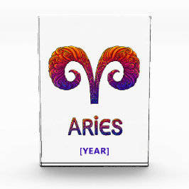 Aries Zodiac Sign / Zodiaco Aries フォトブロック