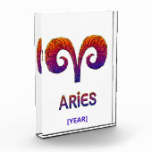Aries Zodiac Sign / Zodiaco Aries フォトブロック (左)