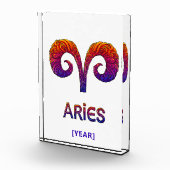Aries Zodiac Sign / Zodiaco Aries フォトブロック (右)
