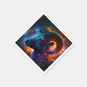 Aries Zodiac Star Sign - Vivid Artistic Napkins スタンダードカクテルナプキン (角)