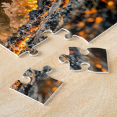 Aries Zodiac with Warrior and Charging Ram ジグソーパズル (側面)