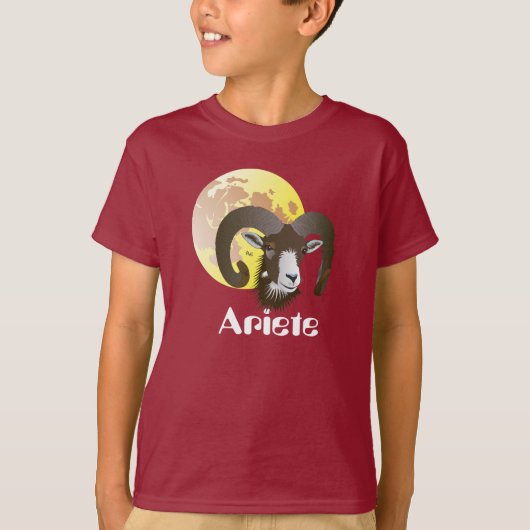 Ariete 21 marzo al 20 aprile tシャツ (正面)