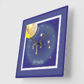 Ariete 21 marzo al 20 aprile Uhr スクエア壁時計 (傾斜)