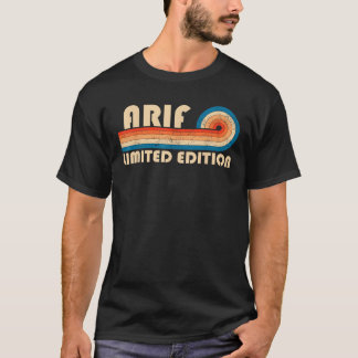 ARIF姓レトロヴィンテージ80s 90s誕生日Reunio Tシャツ