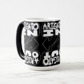 Arigato In, Arigato Out モーフィングマグカップ (正面左)