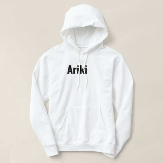 Ariki 男子名, パーカ (デザイン正面)