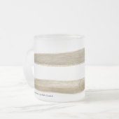 Ariolimaxのcolumbianusの水彩画のマグ フロストグラスマグカップ (正面左)