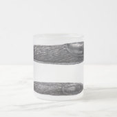 Arionのrufus -曇らされたガラスの水彩画のマグ フロストグラスマグカップ (中央)