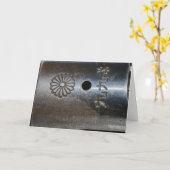 Arisakaモデル99ライフルの上の受信機の挨拶状 カード (黄色い花)