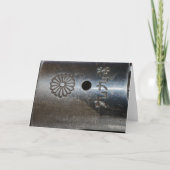 Arisakaモデル99ライフルの上の受信機の挨拶状 カード (正面)