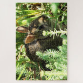 Arisdale Arts：草の中の若いウサギ ジグソーパズル (縦)