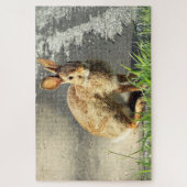 Arisdale Arts:野生のうさぎ座る ジグソーパズル (縦)