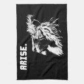 ARISE – ライオンやる気を起こさせる キッチンタオル (縦)