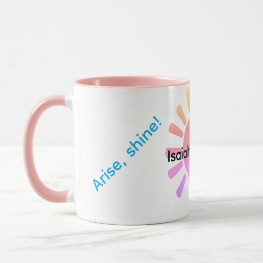 Arise, shine! マグカップ (左)
