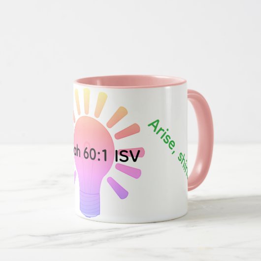 Arise, shine! マグカップ (正面右)
