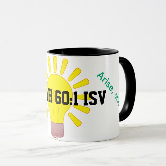 Arise, shine! マグカップ (正面右)