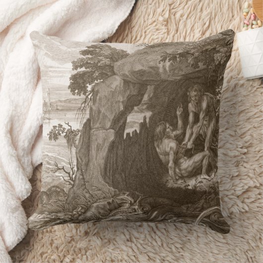 Aristeusは彼の神託、17を明らかにするためにプロテウス菌を強います クッション (ブランケット)