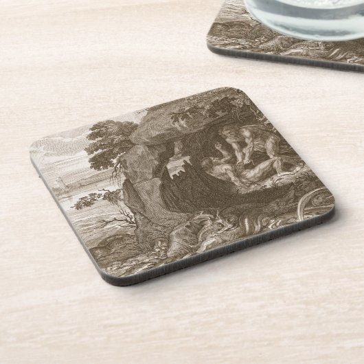 Aristeusは彼の神託、17を明らかにするためにプロテウス菌を強います コースター (左側)