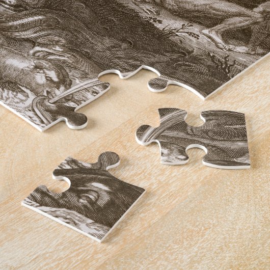 Aristeusは彼の神託、17を明らかにするためにプロテウス菌を強います ジグソーパズル (側面)