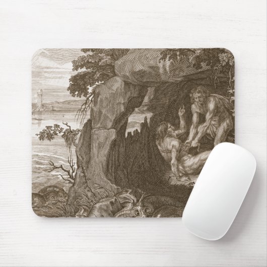 Aristeusは彼の神託、17を明らかにするためにプロテウス菌を強います マウスパッド (マウス)