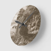 Aristeusは彼の神託、17を明らかにするためにプロテウス菌を強います ラウンド壁時計 (傾斜)