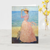 Aristide Maillol – パラソルを持つ女性 カード (黄色い花)