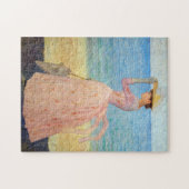 Aristide Maillol – パラソルを持つ女性 ジグソーパズル (横)