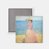 Aristide Maillol – パラソルを持つ女性 マグネット (正面/裏面)