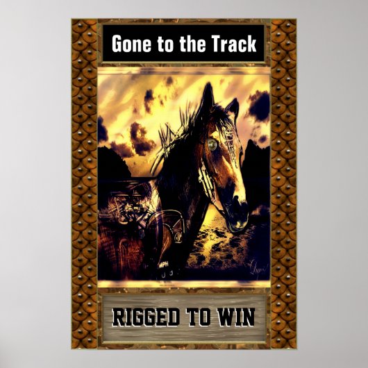 Aristides Cyborg Horseカスタマイズ可能なポスター ポスター (正面)