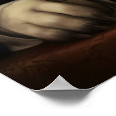 Aristocratic Beagle Print, Funny Renaissance Dog ポスター (角)