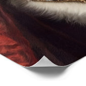 Aristocratic German Shepherd Art, Renaissance Dog ポスター (角)