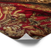 Aristocratic Turkey Portrait, Funny Renaissance ポスター (角)