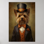 Aristocratic Yorkshire Terrier Print, Renaissance ポスター (正面)