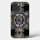 Aristokratische Monogramm Case-Mate iPhoneケース (裏面)