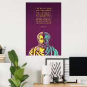 Aristotle poster: The truly good and wise person ポスター (ホームオフィス)