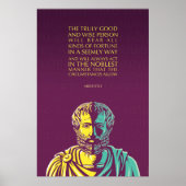 Aristotle poster: The truly good and wise person ポスター (正面)