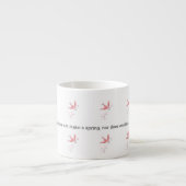 Aristotle Spring Quote Decor For Home  エスプレッソカップ (正面)