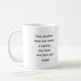 Aristotle Spring Quote Decor For Home  コーヒーマグカップ