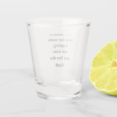Aristotle Spring Quote Decor For Home  ショットグラス (裏面)