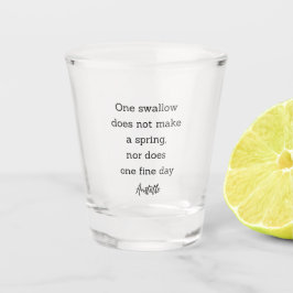 Aristotle Spring Quote Decor For Home  ショットグラス
