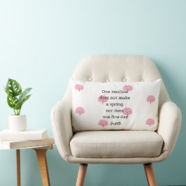Aristotle Spring Quote Decor For Home  ランバークッション
