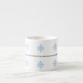 Aristotle Winter Quote Decor For Home エスプレッソカップ (正面)