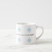 Aristotle Winter Quote Decor For Home エスプレッソカップ (右)
