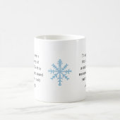 Aristotle Winter Quote Decor For Home コーヒーマグカップ (中央)