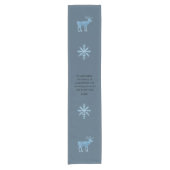 Aristotle Winter Quote Decor For Home ショートテーブルランナー (正面)