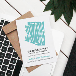 ARIZONA新しいアドレスを移動したNew Home ポストカード