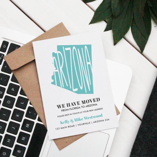 ARIZONA新しいアドレスを移動したNew Home ポストカード