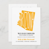 ARIZONA新しいアドレスを移動したNew Home ポストカード (正面/裏面)