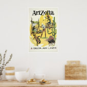 Arizona Art Print Delta Travel Poster ポスター (キッチン)