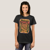 Arizona Cactus Canyon Camping Hiking Sedona Nation Tシャツ (正面フル)